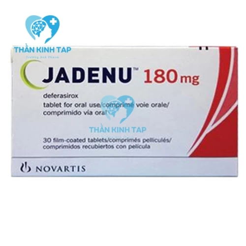 Jadenu 180mg - Thuốc điều trị trị thừa và quá tải sắt mạn tính