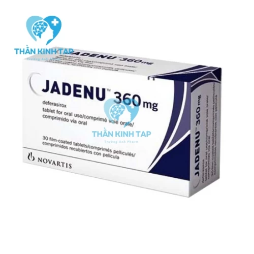 Jadenu 360mg - Thuốc điều trị quá tải sắt của Thuỵ Sĩ