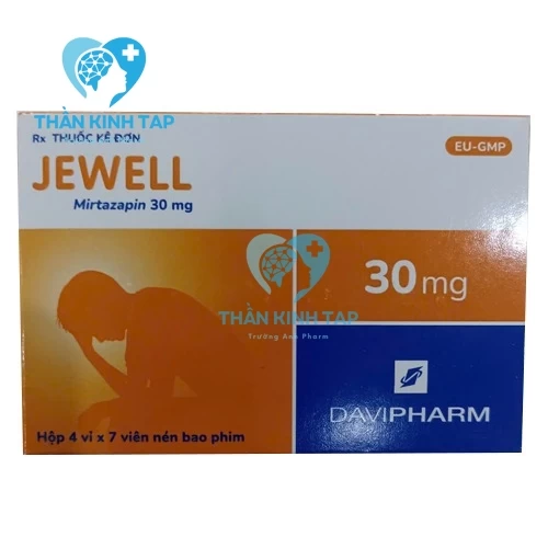 Jewell 30mg Davipharm - Thuốc điều trị các triệu chứng trầm cảm nặng