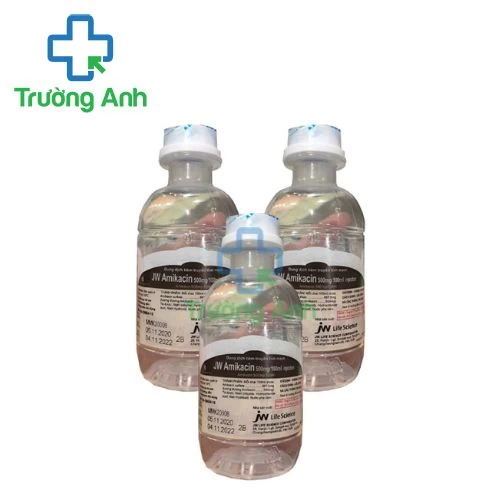 JW Amikacin 500mg/100ml - Thuốc điều trị  nhiễm khuẩn nặng