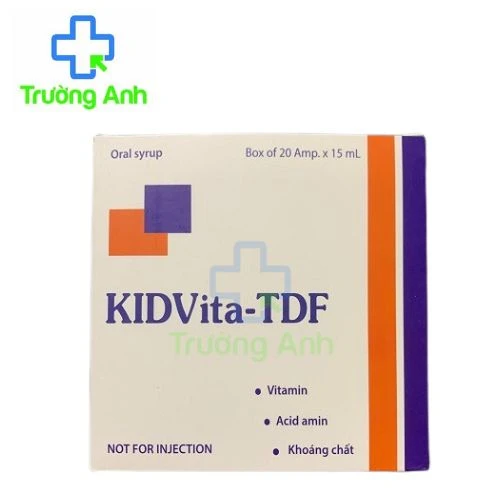 Kidvita-TDF 15ml - Thuốc bổ sung vitamin và khoáng chất