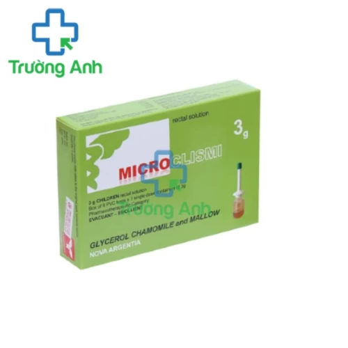 Microclismi 3g - Thuốc điều trị táo bón ở người lớn