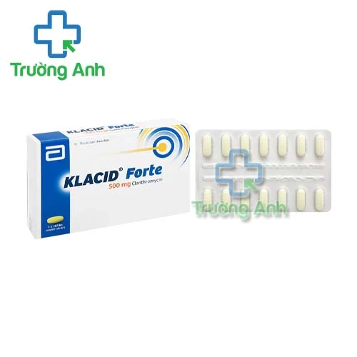 Klacid Forte - Thuốc điều trị nhiễm khuẩn hô hấp