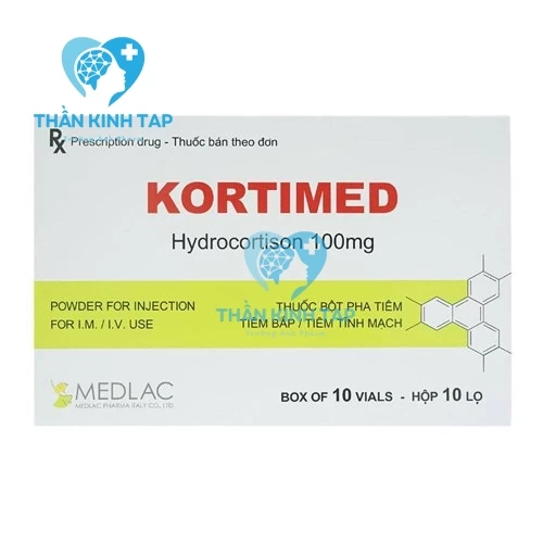 Kortimed - Thuốc tiêm điều trị suy vỏ thượng thận