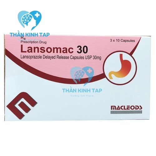 Lansomac 30-Thuốc điều trị viêm loét, ngược dạ dày - thực quản