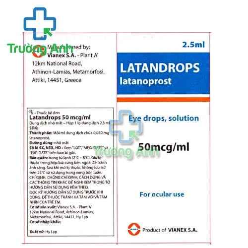 Latandrops - Thuốc nhỏ mắt điều trị tăng nhãn áp hiệu quả