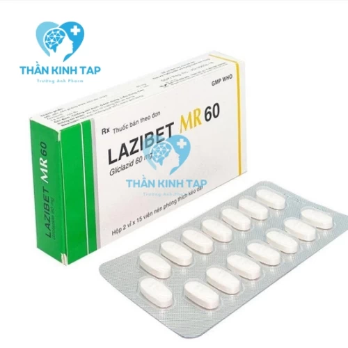 Lazibet MR 60 - Thuốc điều trị đái tháo đường