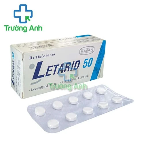 Letarid 50 Hasan - Thuốc điều trị tâm thần phân liệt 