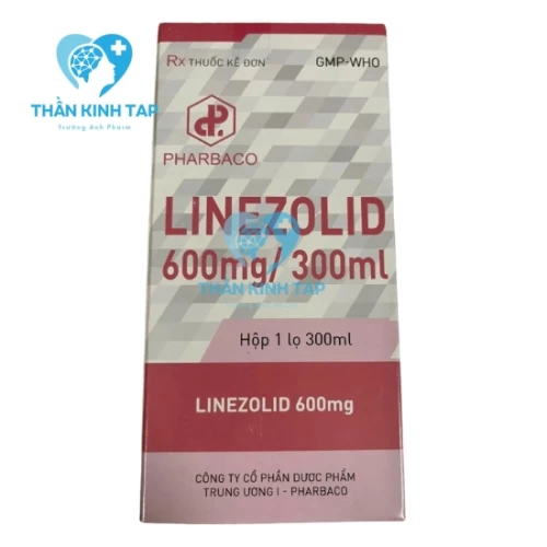 Linezolid 600mg/300ml - Thuốc điều trị nhiễm khuẩn hiệu quả