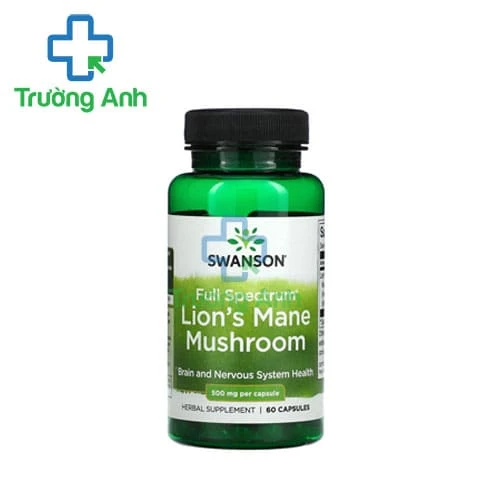 Swanson Lion’s Mane Mushroom - Giúp cải thiện hệ thần kinh