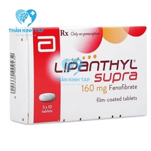 Lipanthyl Supra 160mg - Fenofibrate 160mg Abbott