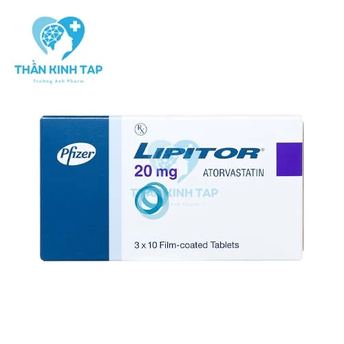 Lipitor 20mg - Thuốc trị tăng cholesterol của Pfizer