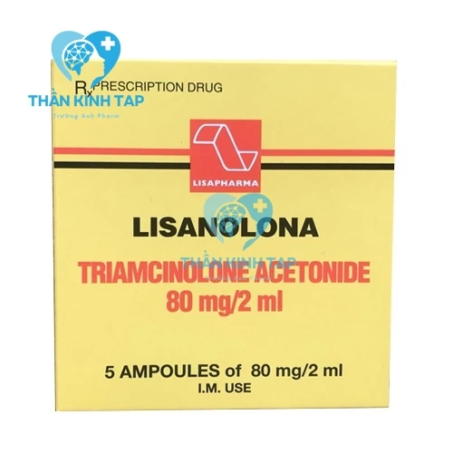 Lisanolona - Thuốc điều trị dị ứng da, hen phế quản