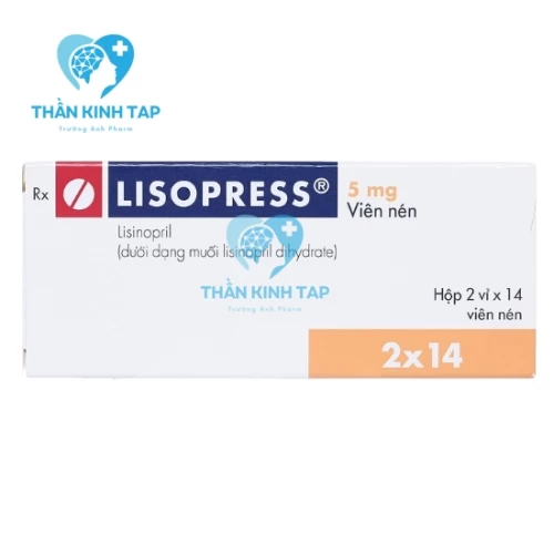 Lisopress - Thuốc điều trị tăng huyết áp, nhồi máu cơ tim