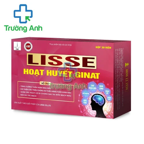 Lisse Hoạt huyết Ginat - Giúp tăng cường tuần hoàn máu não