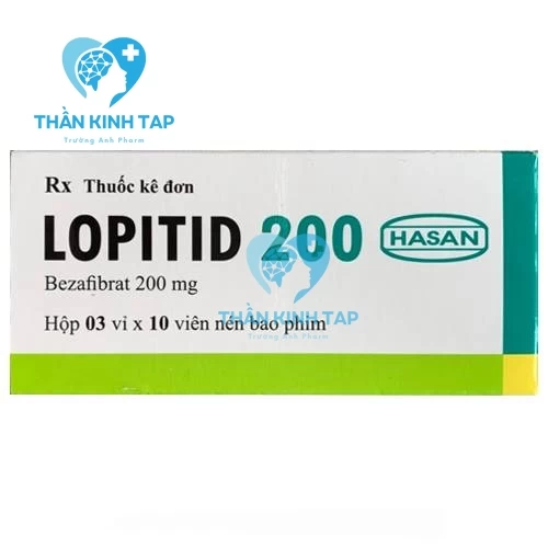 Lopitid 200 Hasan - Thuốc ngăn ngừa tăng lipid máu