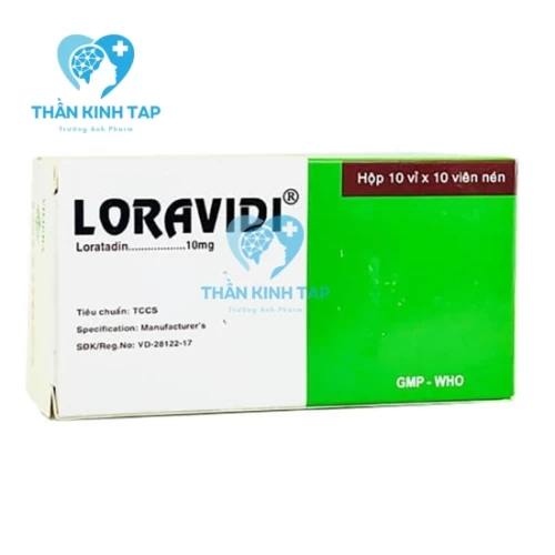 Loravidi - Thuốc điều trị viêm mũi dị ứng và mề đay