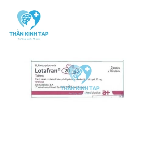 Lotafran - Thuốc điều trị tăng huyết áp, suy tim