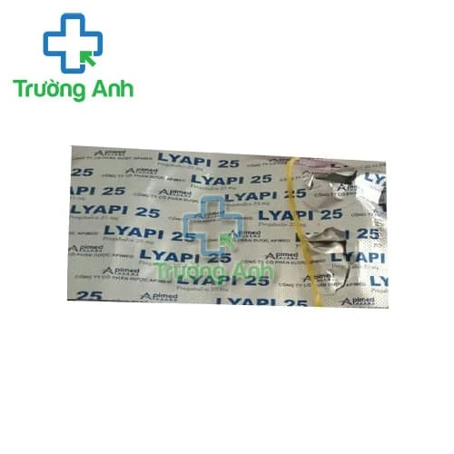 Lyapi 25 Apimed - Thuốc điều trị đau thần kinh ngoại vi