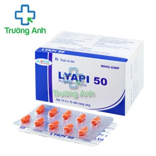 Lyapi 50 - Thuốc điều trị đau thần kinh trung ương và ngoại biên