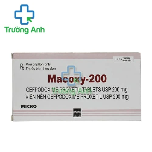 Macoxy-200 - Thuốc điều trị bệnh nhân nhiễm khuẩn