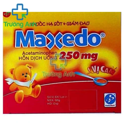 Maxedo 250mg United - Thuốc giúp giảm đau nhức, hạ sốt cho trẻ