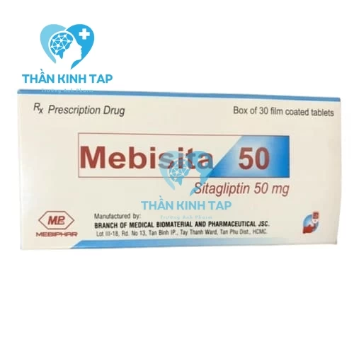 Mebisita 50 - Thuốc điều trị bệnh đái tháo đường typ 2