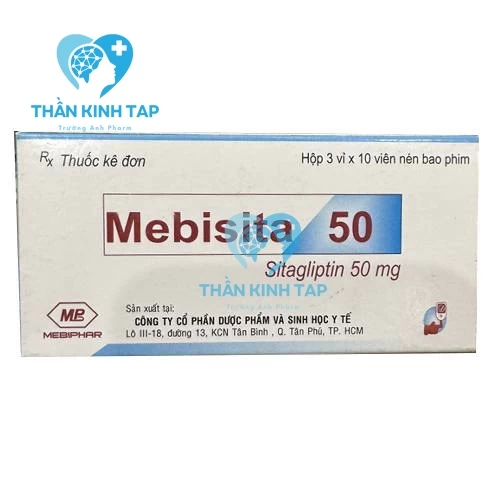 Mebisita 50 - Thuốc điều trị bệnh đái tháo đường typ 2