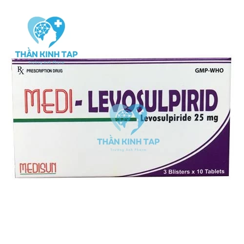 Medi-Levosulpirid 25mg Medisun - Thuốc điều trị tâm thần phân liệt