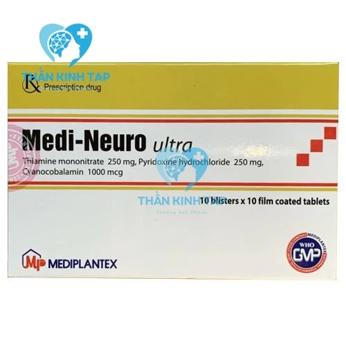 Medi-Neuro Ultra - Thiamin + Pyridoxin + Cyanocobalamin Mediplantex