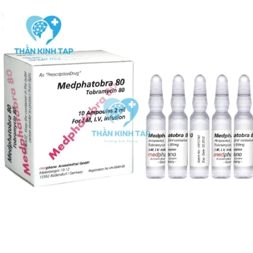 Medphatobra 80 - Hỗ trợ điều trị các trường hợp nhiễm trùng nặng