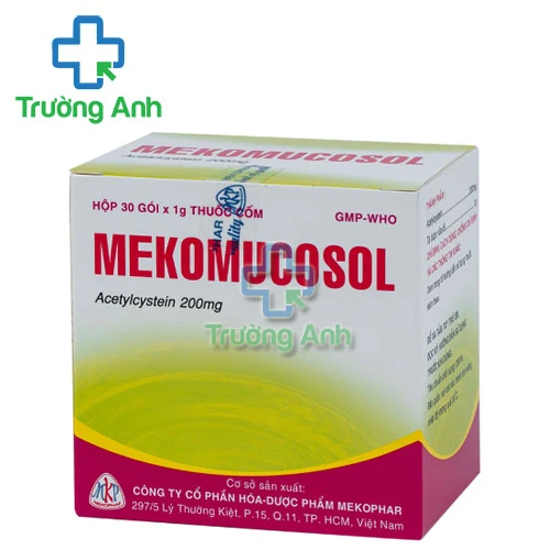 Mekomucosol - Thuốc điều trị các bệnh đường hô hấp 