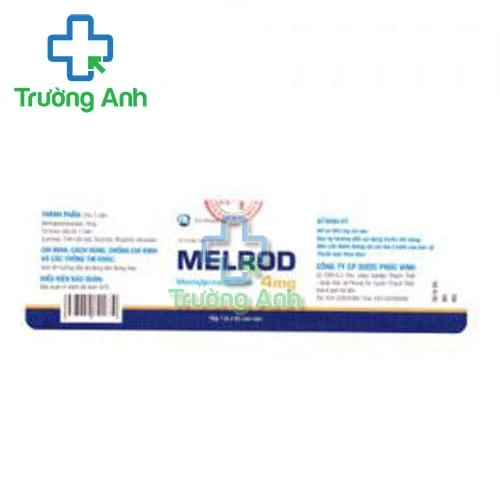 Melrod 4mg - Thuốc giúp kháng viêm hiệu quả