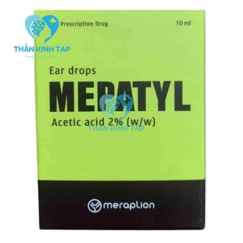 Mepatyl - Thuốc điều trị nhiễm khuẩn tai ngoài