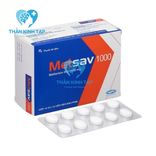 Metsav 1000 - Thuốc điều trị cho bệnh đái tháo đường