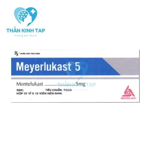 Meyerlukast 5 - Thuốc phòng ngừa và điều trị bệnh hen suyễn