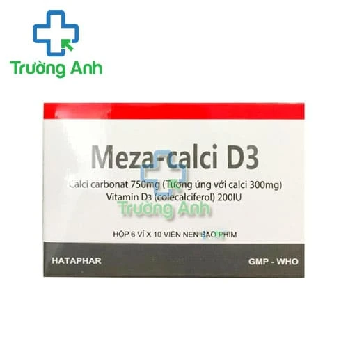 Meza Calci D3 - Thuốc giúp bổ sung và vitamin D