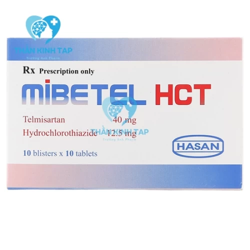 Mibetel hct 40mg/12.5mg - Thuốc điều trị tăng huyết áp