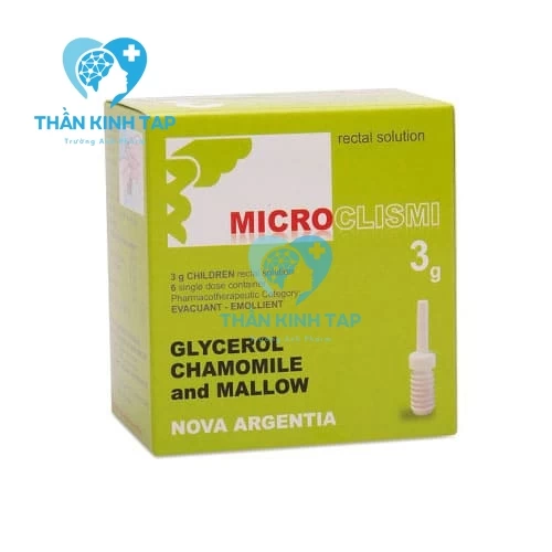 Microclismi 3g - Thuốc điều trị táo bón ở người lớn