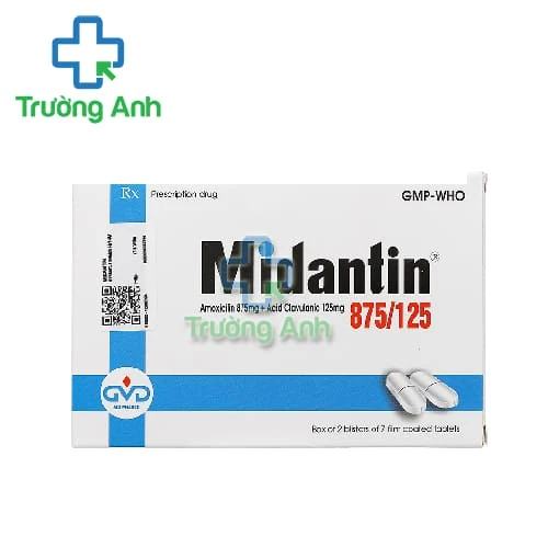 Midantin 875/125 - Thuốc điều trị bệnh nhiễm khuẩn nặng