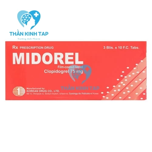 Midorel - Thuốc điều trị nhồi máu cơ tim, đột quỵ hiệu quả