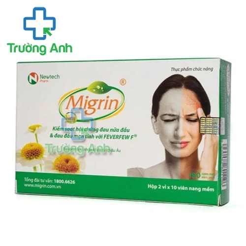 Migrin Meliphar - Viên uống hỗ trợ điều trị đau nửa đầu