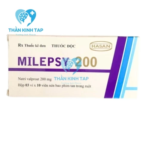 Thuốc Milepsy 200 Hasan - Điều trị cơn động kinh