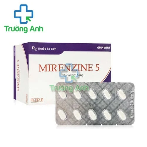 Thuốc Mirenzine 5 Medisun - Điều trị đau nửa đầu