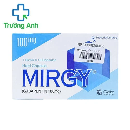 Mirgy 100mg Getz - Thuốc điều trị đau thần kinh