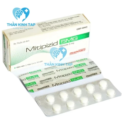 Mitipizid 5mg - Thuốc điều trị đái tháo đường hiệu quả