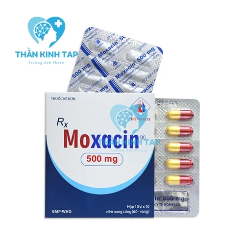Moxacin 500 mg - Thuốc điều trị các bệnh nhiễm khuẩn