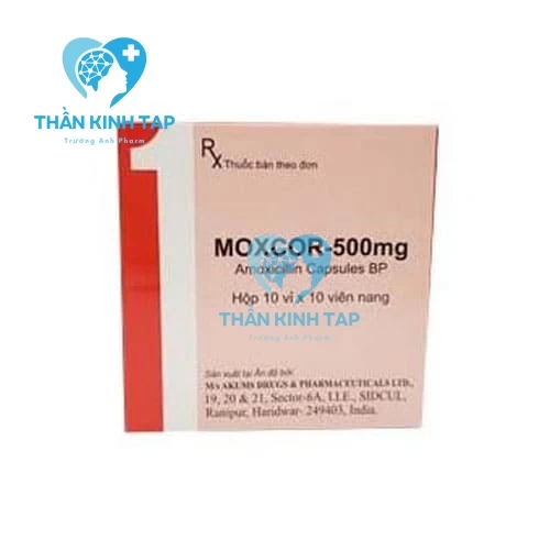 Moxcor 500mg - Thuốc điều trị nhiễm khuẩn