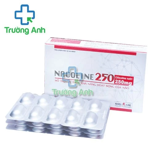 Nacoline 250 Dolexphar - Hỗ trợ cải thiện hoạt động của não