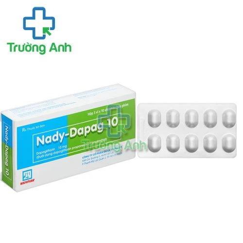 Nady-dapag 10 - Điều trị đái tháo đường tuýp 2 hiệu quả